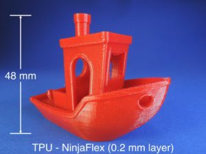 Vancouver 3D Printing 3DBenchy NinjaFlex TPU